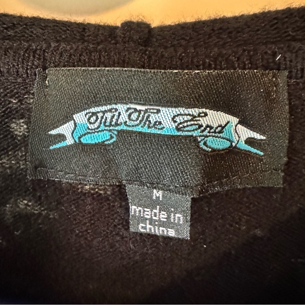 Til The End', On the Byas Black and Blue Women's Cardigan - Picture 10 of 11